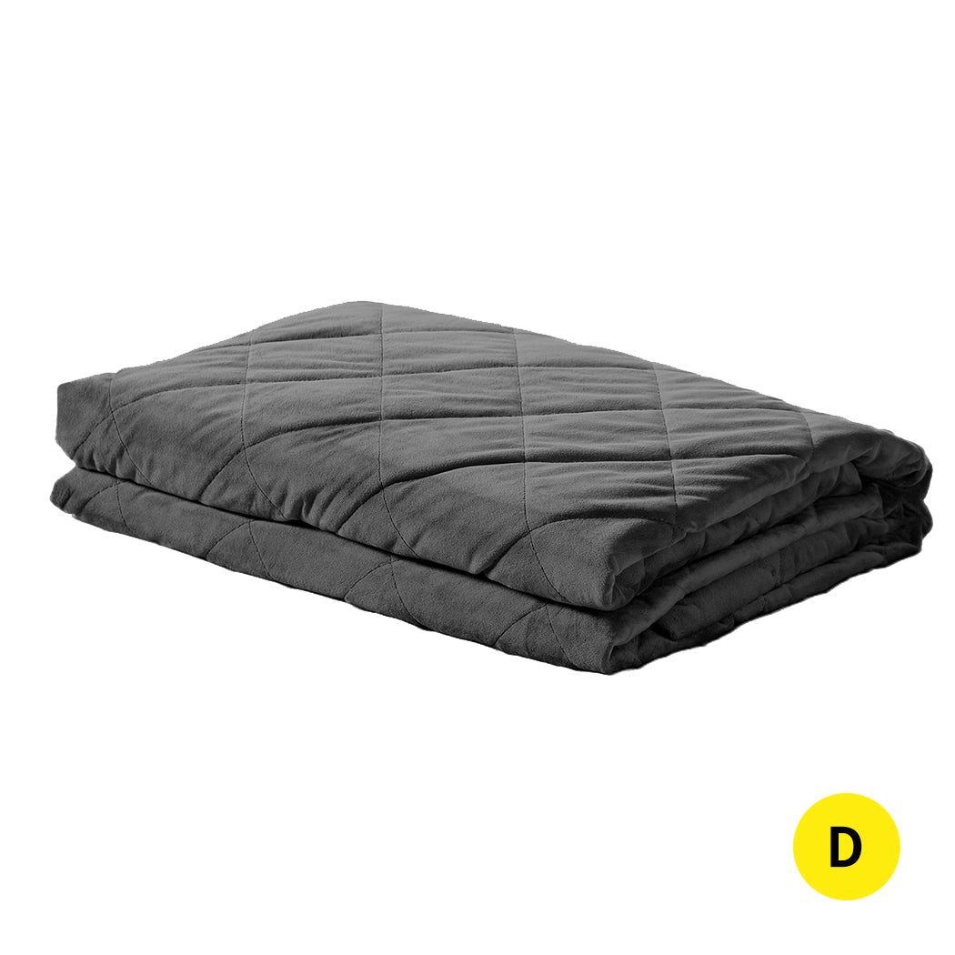Dreamz 9Kg Adults Size Anti Anxiety Grey Double