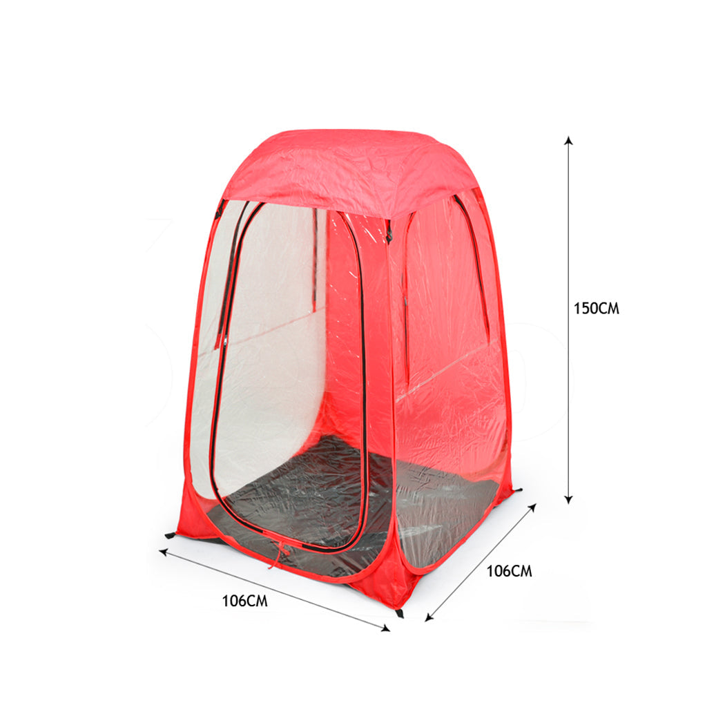 Mountview Pop Up Tent Camping Outdoor Red Portable For Adventure