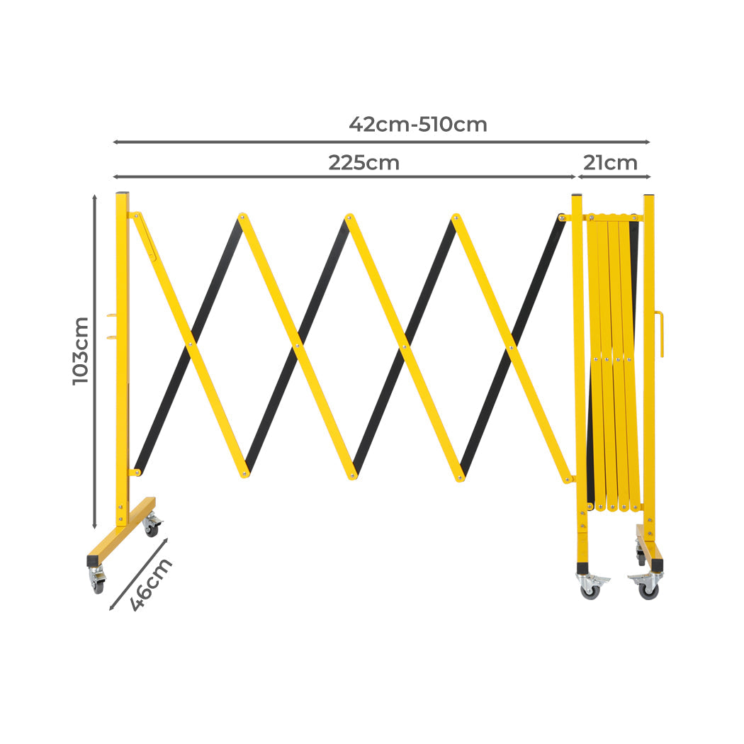 Extendable Garden Gate Mobile Security 16Ft