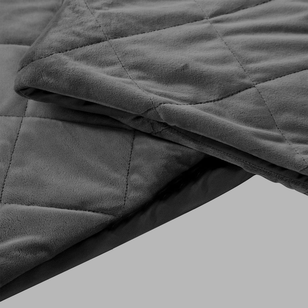 Dreamz 9Kg Adults Size Anti Anxiety Grey Double