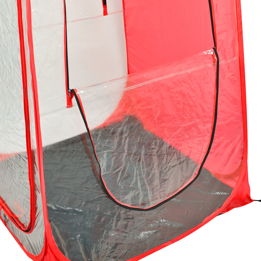 Mountview Pop Up Tent Camping Outdoor Red Portable For Adventure