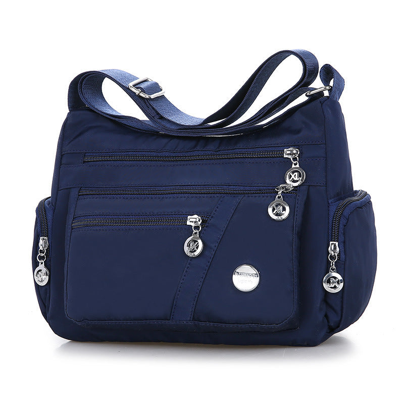 Women Shoulder Bag Multi-Pocket Design Waterproof Casual Crossbody