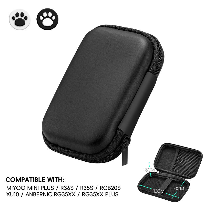 Eva Hard Shell Bag Suitable For R35s/R36s Handheld Game Console Protection Video Accessory Storage