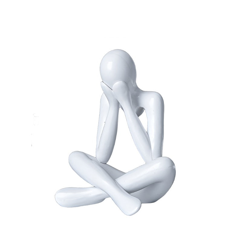 Niche Abstract Character Thinker Plastic Craftwork Ornament Decorations