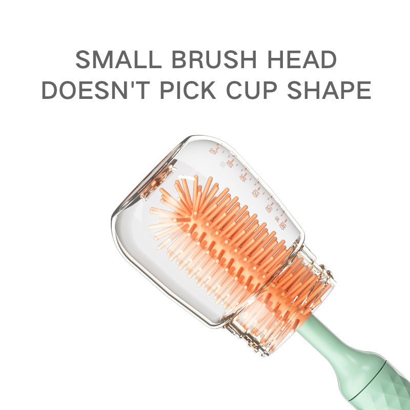 360 Degree Rotating Baby Electric Silicone Bottle Brush Cleaning Tools