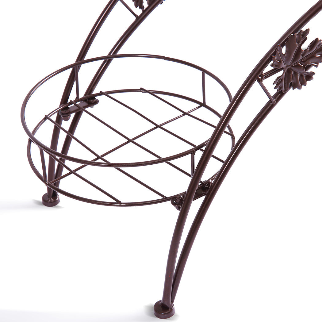 Plant Stand Outdoor Indoor Metal Bronze