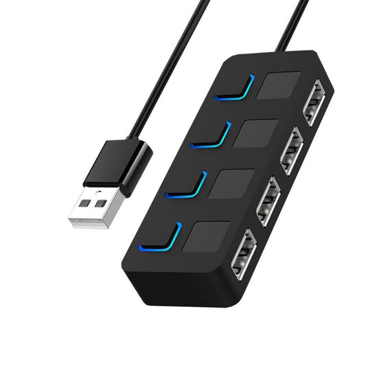 Usb 4-Port Hub Multi-Usb Splitter Extender