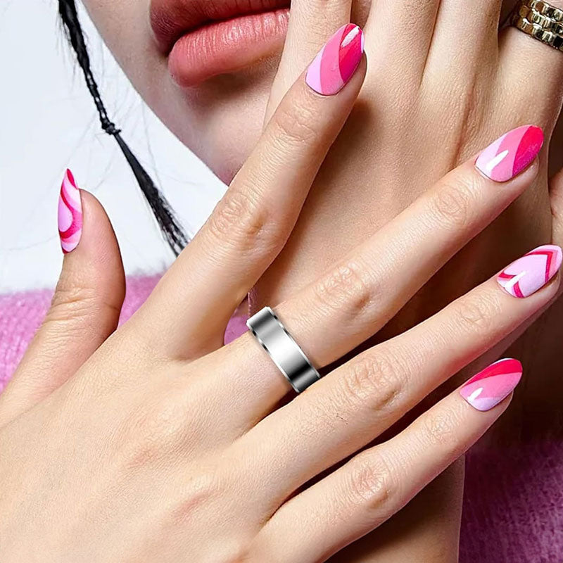 Veile Studios 2025 New! Xiaomi Smart Ring For Men & Women. Tracks Heart Rate Blood Oxygen Sleep. 5Atm Waterproof Fitness