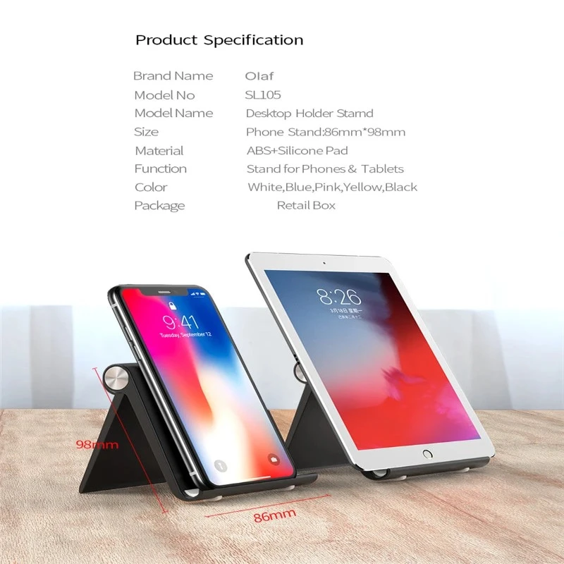 Phone Holder Stand Mobile Smartphone Support Tablet For Iphone 14 13 Desk