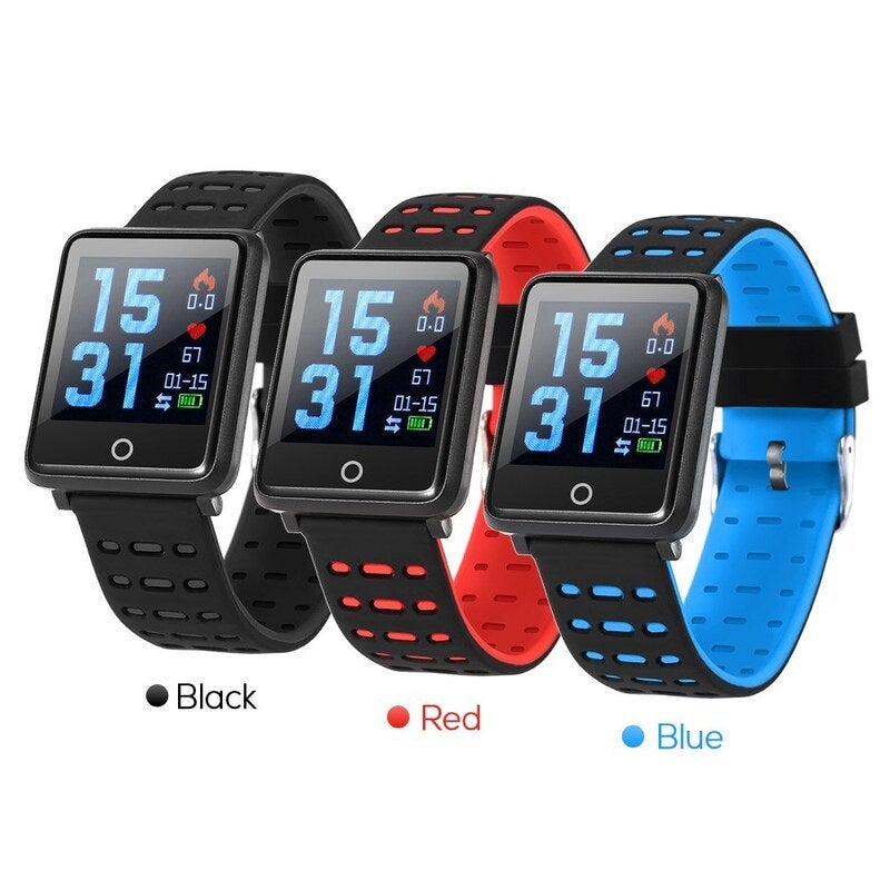 1.44 Inch Color Screen Smart Sport Bracelet Blood Pressure Heart Rate Monitor Fitness Activity Tracker Wristband Watch