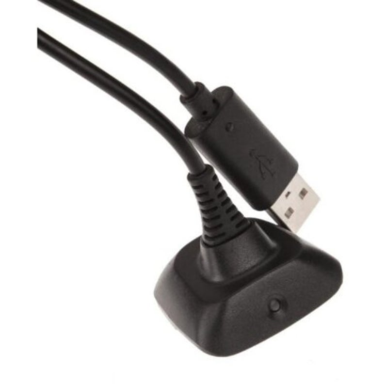 1.5M Black Usb Charging Cable Cord Charger For Xbox 360 Wireless Game Controller