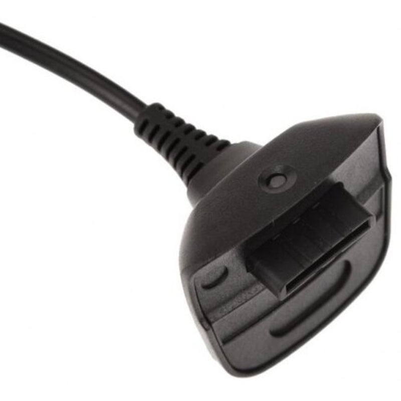 1.5M Black Usb Charging Cable Cord Charger For Xbox 360 Wireless Game Controller
