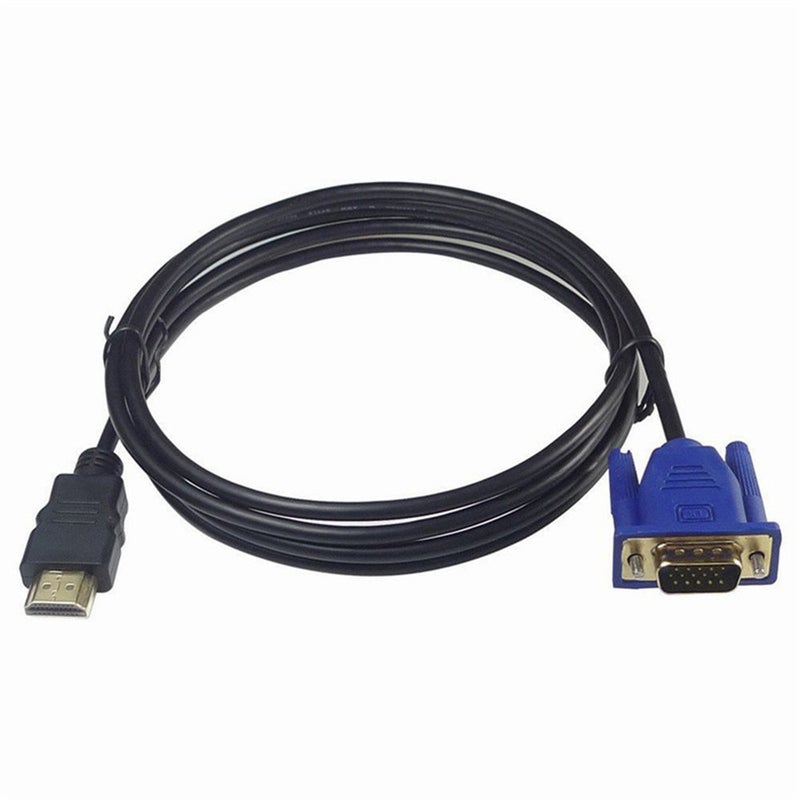 1.8 M Hdmi Cable To Vga 1080P With Audio Adapter May31