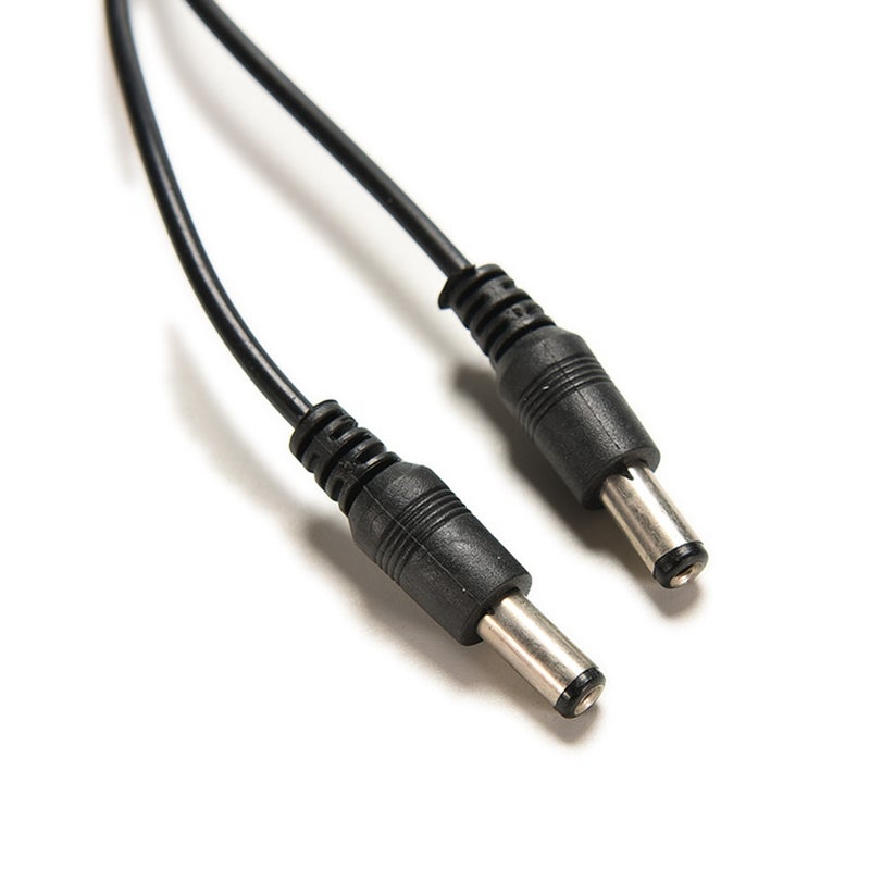 1 Female To 2 Male Dc 12V Power Supply Plug Connector Cable Y Splitter
