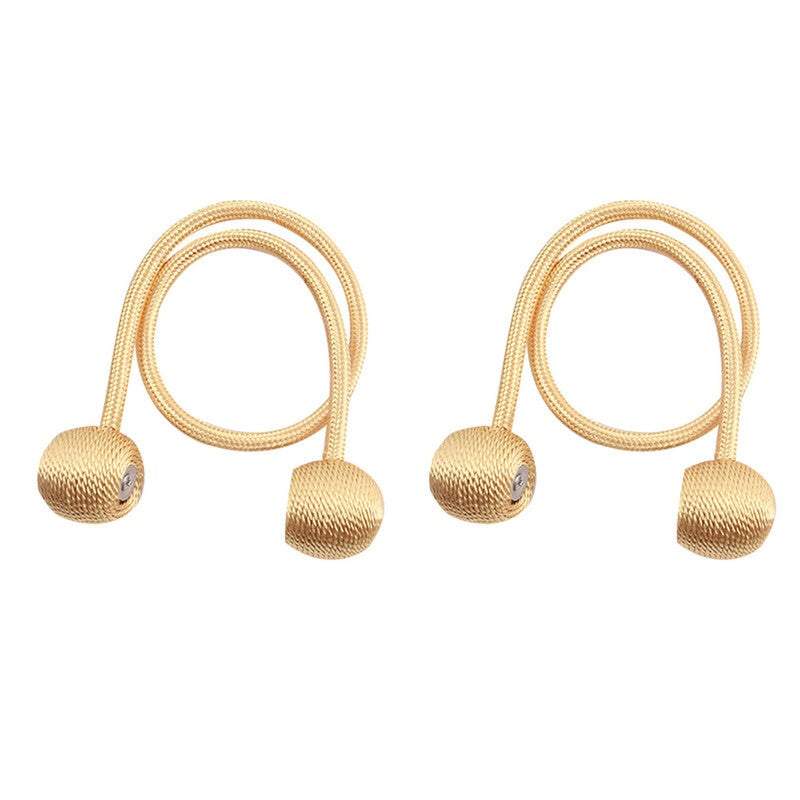 Curtains 1 Or 2 Pairs Of Clips Magnetic Ball Holdbacks Tiebacks Backs Buckle