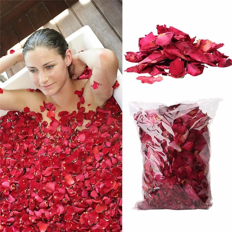 Red Dried Rose Petals Luxury Self Care Romantic Decorations