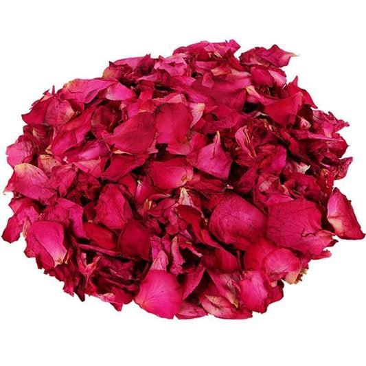 Red Dried Rose Petals Luxury Self Care Romantic Decorations