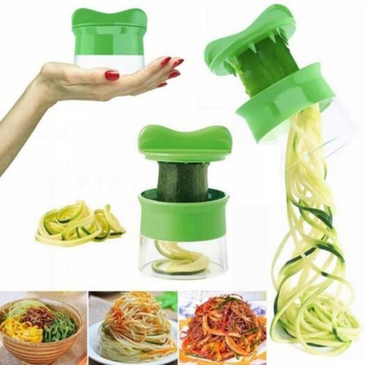 Spiralgrater Carrot Cucumber Slicer Vegetable Fruit Cutter Tool Green
