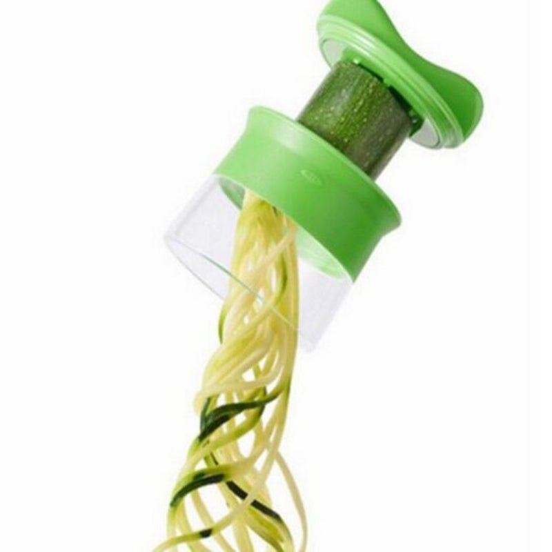 Spiralgrater Carrot Cucumber Slicer Vegetable Fruit Cutter Tool Green
