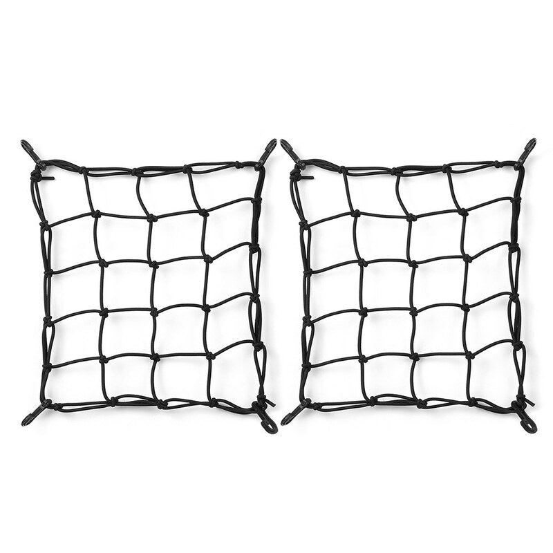 2 Pcs Sup Cargo Net Deck Storage Mesh Paddle Board Bungee With Hooks