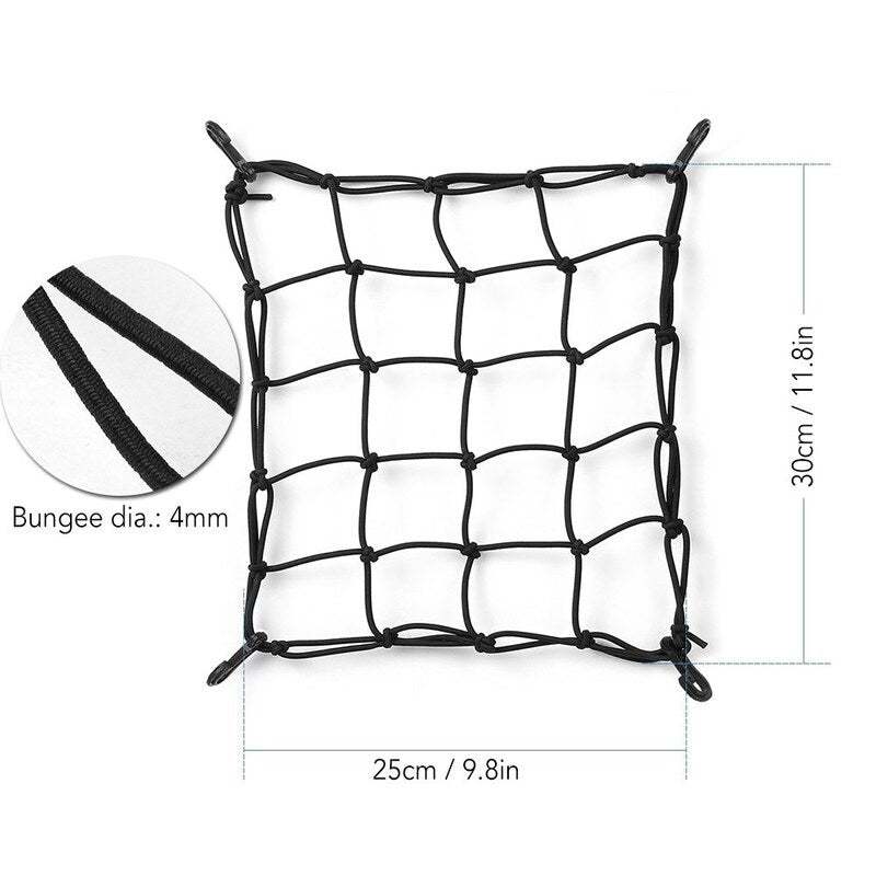 2 Pcs Sup Cargo Net Deck Storage Mesh Paddle Board Bungee With Hooks