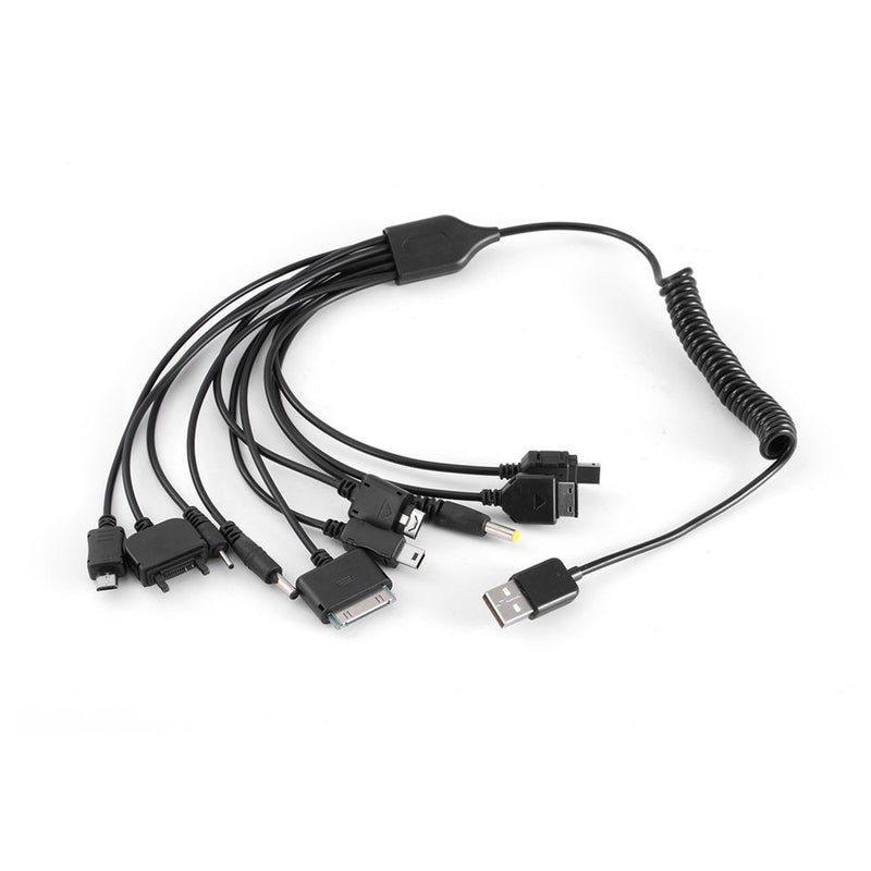 10 In Universal Portable Lightweight Multi Functions Standard Usb Charge Charging Cable Compatible With Most Brands Phon