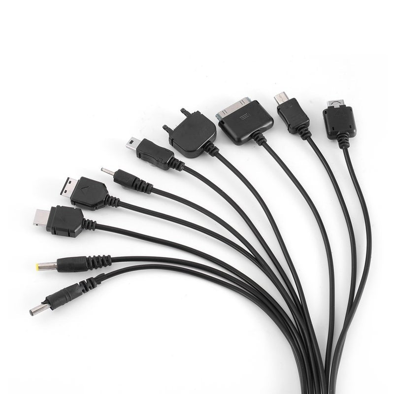 10 In Universal Portable Lightweight Multi Functions Standard Usb Charge Charging Cable Compatible With Most Brands Phon