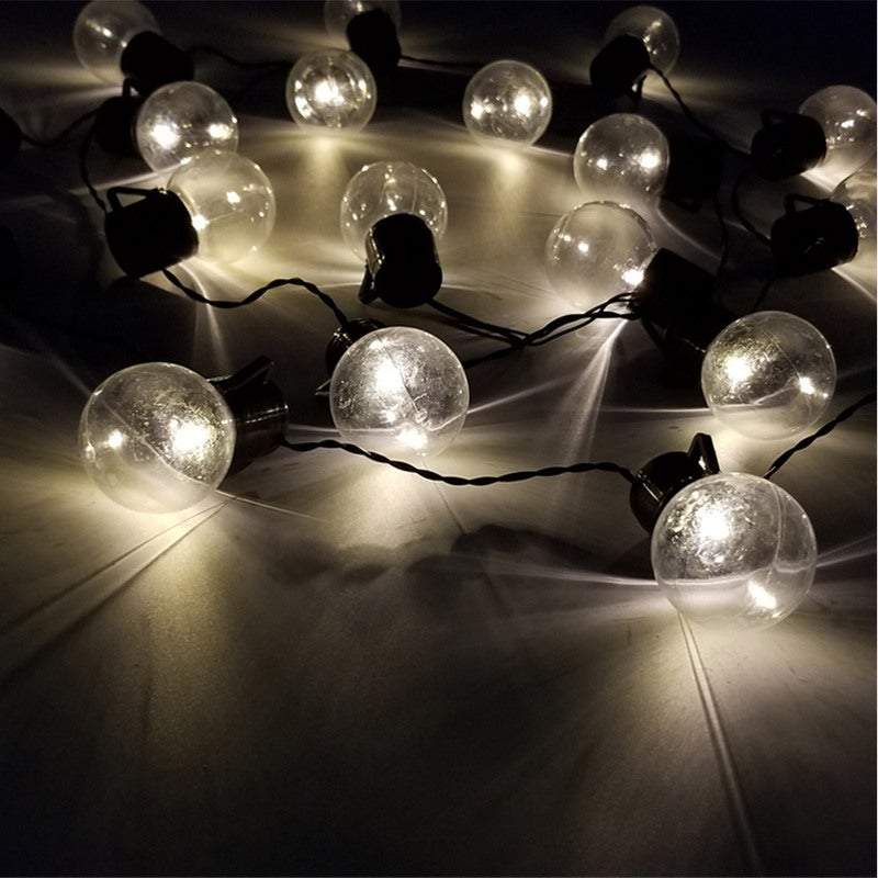 Strip Lights 10 Led Solar Powered Retro Style String Bulbs Decoration