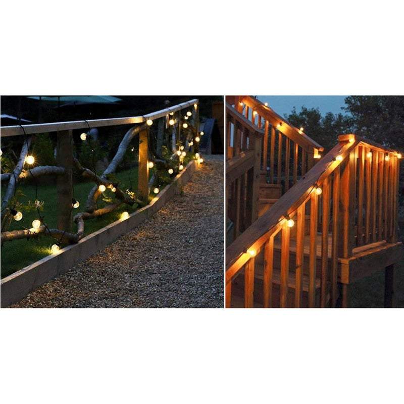 Strip Lights 10 Led Solar Powered Retro Style String Bulbs Decoration