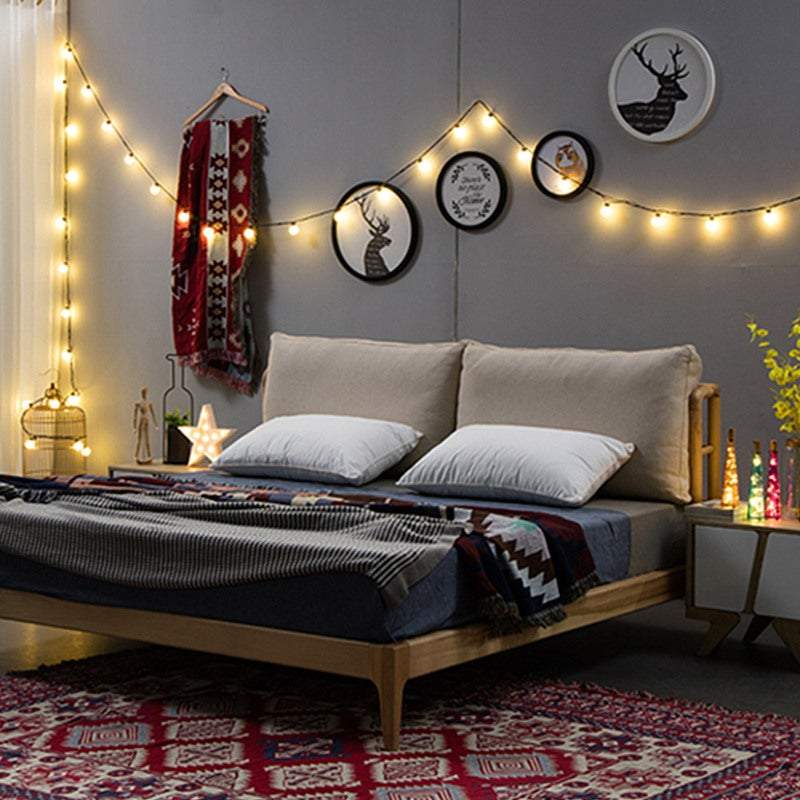 Strip Lights 10 Led Solar Powered Retro Style String Bulbs Decoration