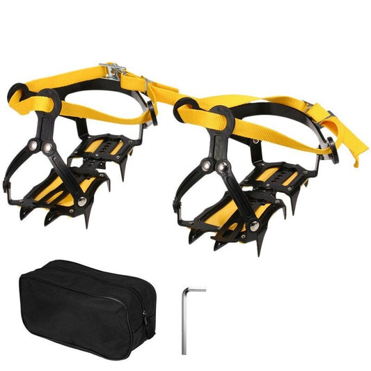 10 Teeth Mountaineering Snow Outdoor Climbing Anti-Slip Crampons Non-Slip Shoe Cover