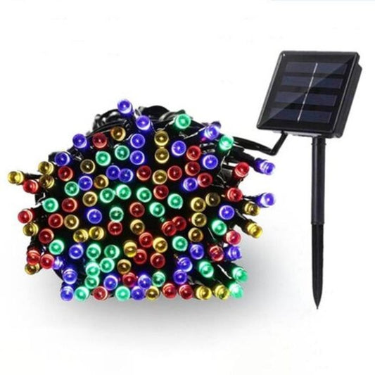 100 Led Solar Light Outdoor Waterproof String Fairy Lights Christmas Powered Street Lamp Muticolor