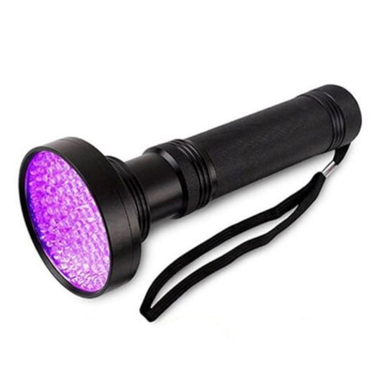 100 Led Uv Flashlight For Pet Urine Fluorescent Reagent Detection Black