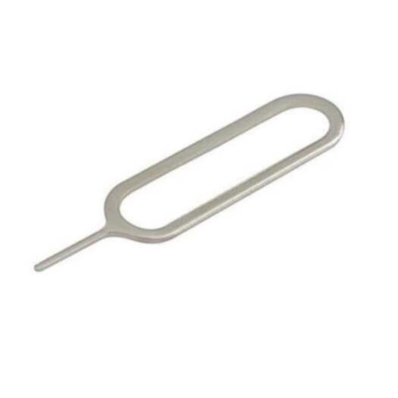 100 Pcs / Lot Sim Card Tray Remover Eject Pin Key Tool For Iphone Samsung More Silver