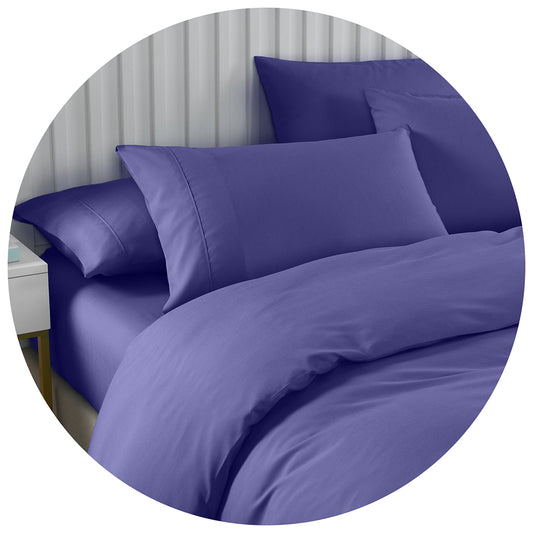 Royal Comfort Bamboo Cooling 2000Tc 6 Piece Combo Set King Blue