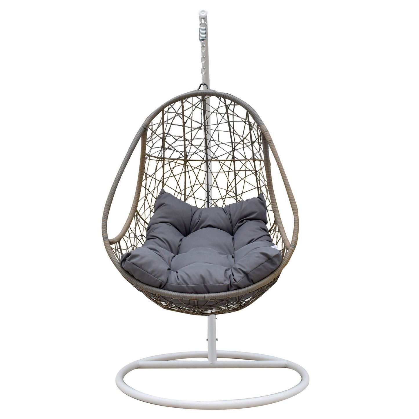 Rocking Egg Chair Oatmeal And Grey