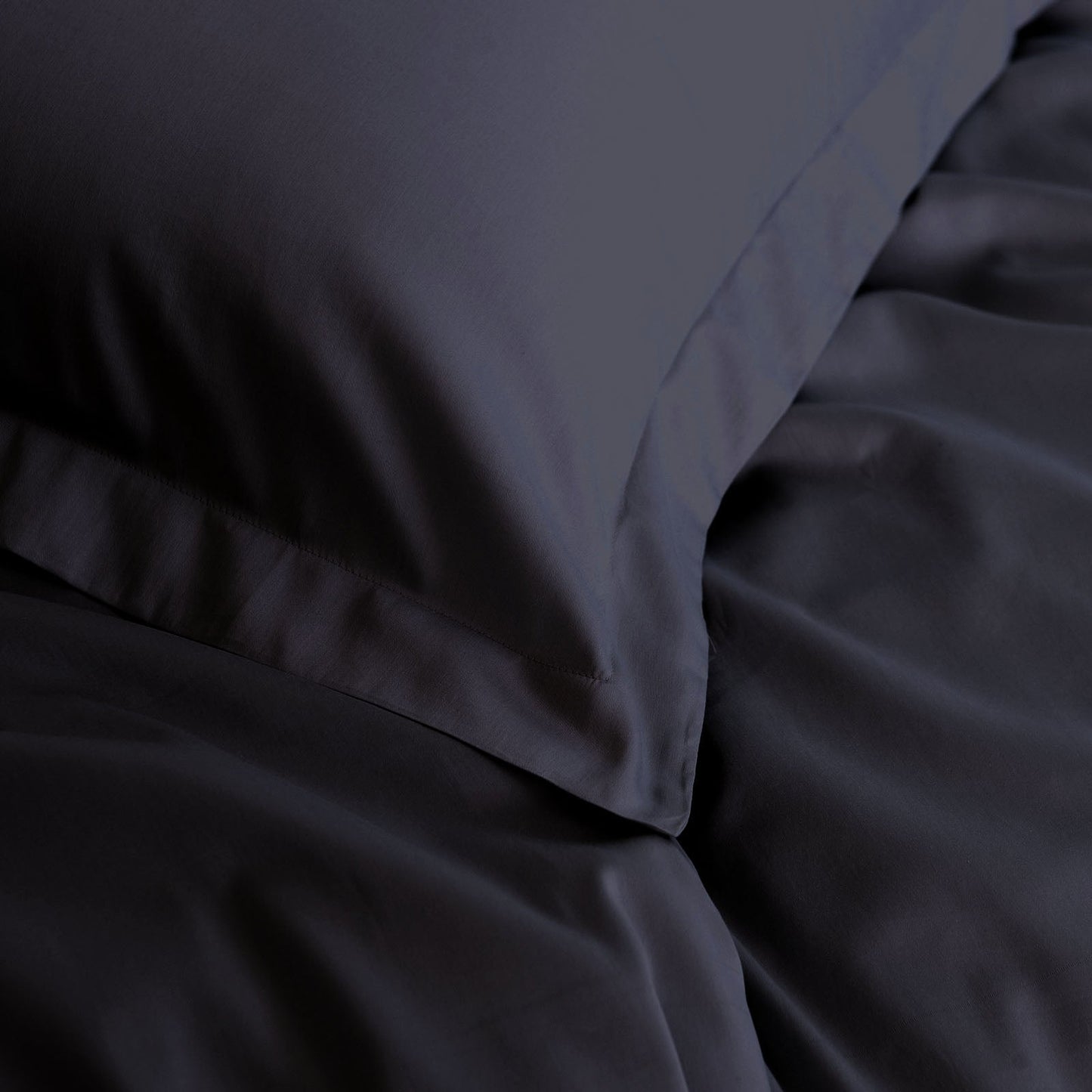Royal Comfort Balmain 1000Tc Bamboo Cotton Quilt Cover Sets Queen Size Charcoal