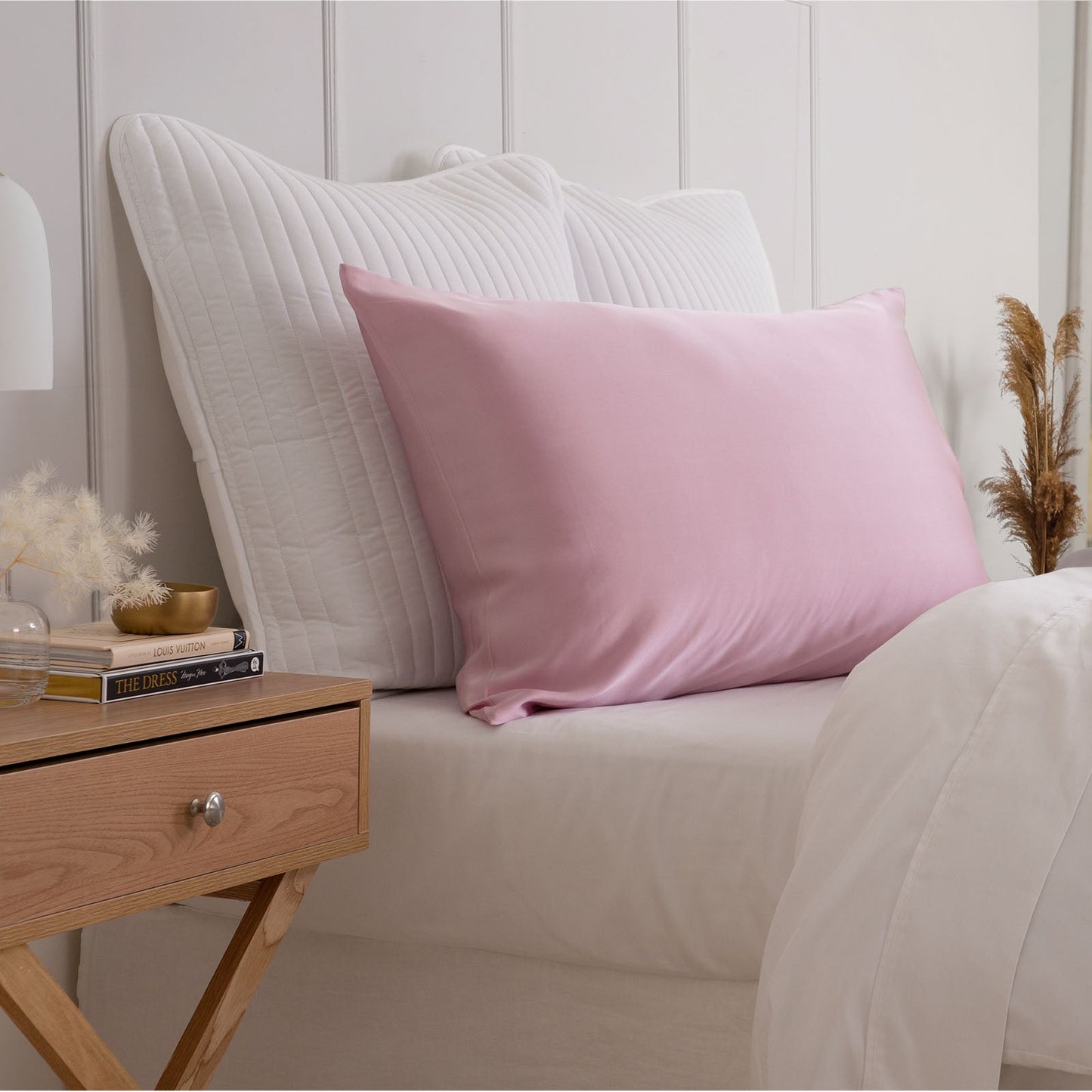 Pure Silk Pillow Case By Royal Comfort (Single Pack) - Lilac