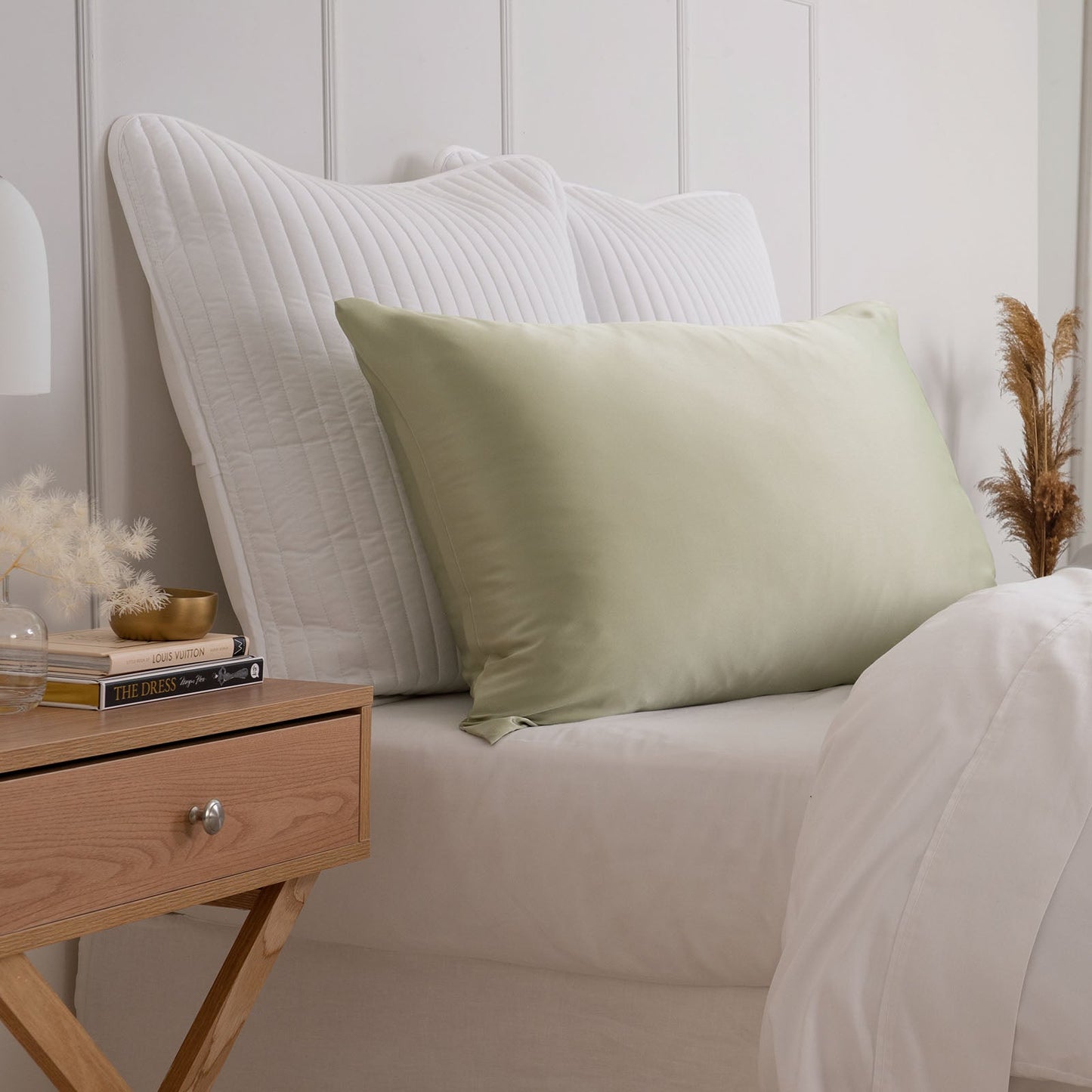 Pure Silk Pillow Case By Royal Comfort (Single Pack) - Sage