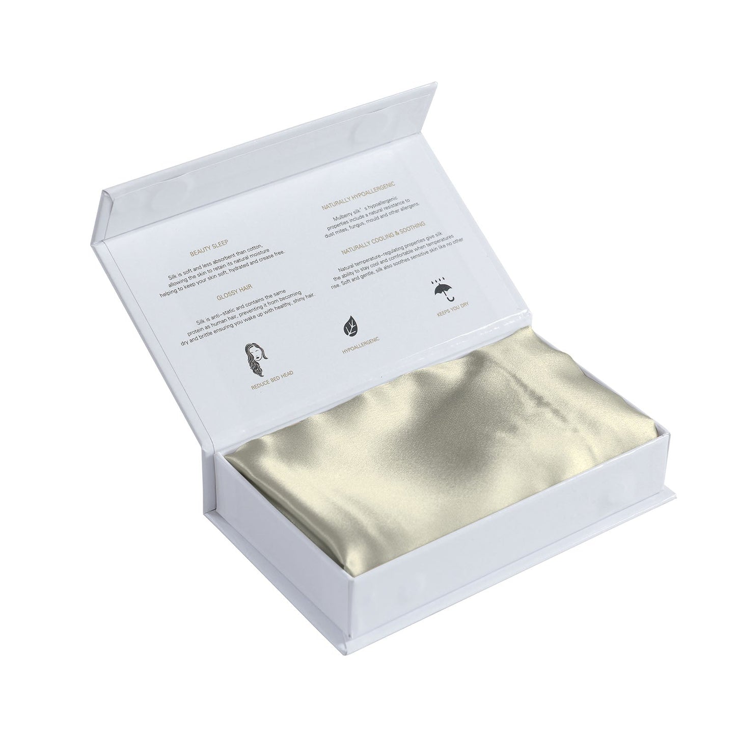 Pure Silk Pillow Case By Royal Comfort (Single Pack) - Sage