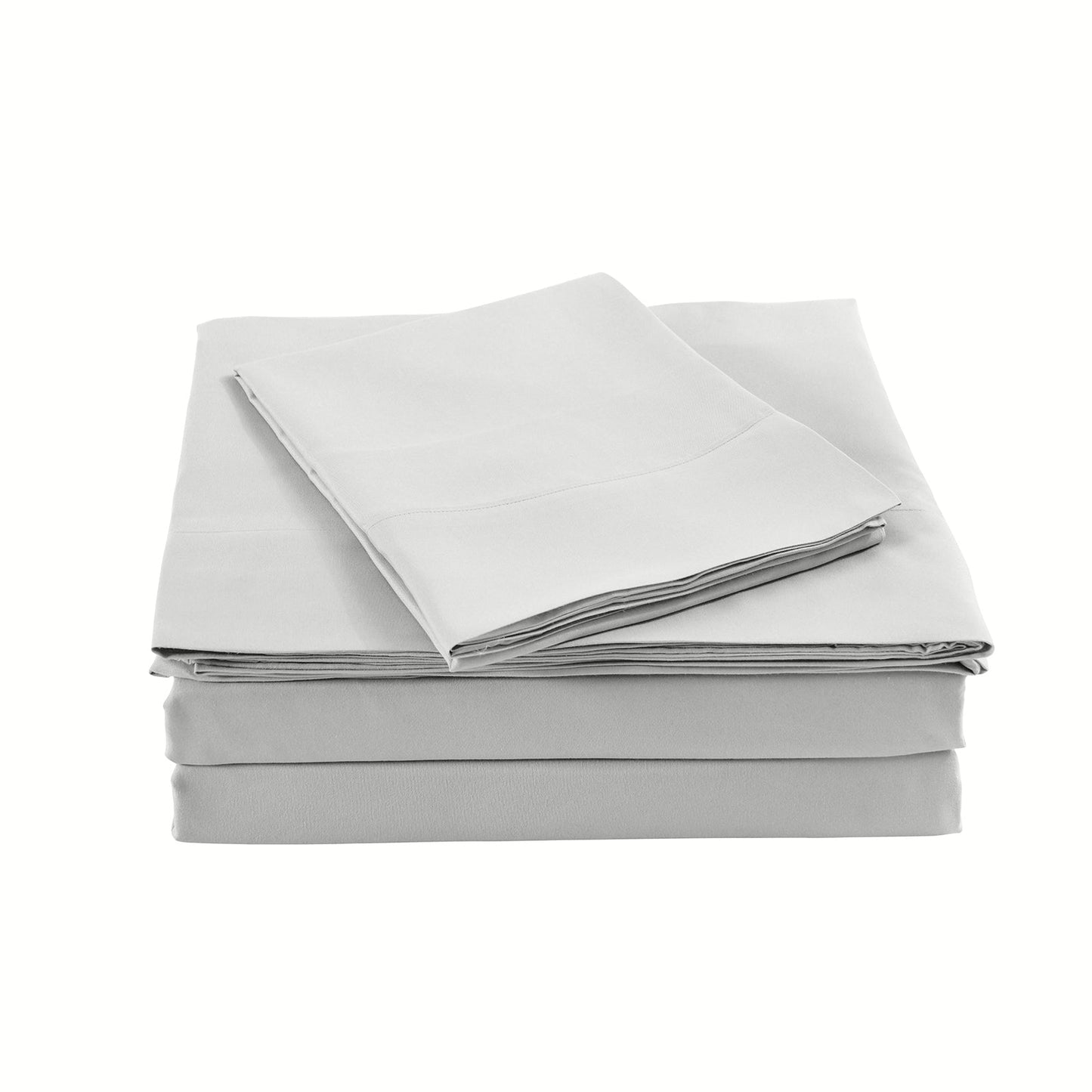 Royal Comfort Blended Bamboo Sheet Set Light Grey - Queen