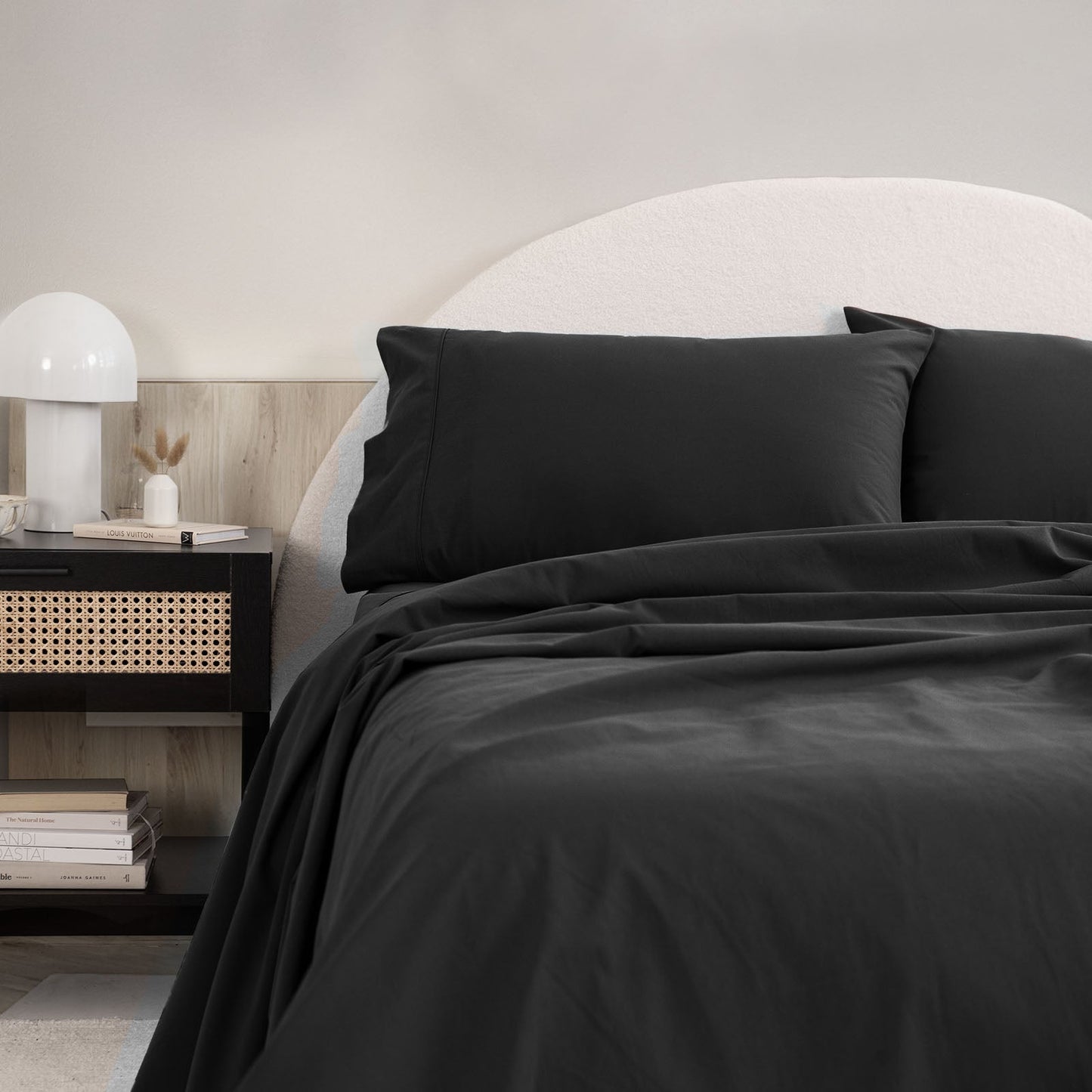 Royal Comfort Vintage Washed 100 % Cotton Sheet Set Single Charcoal