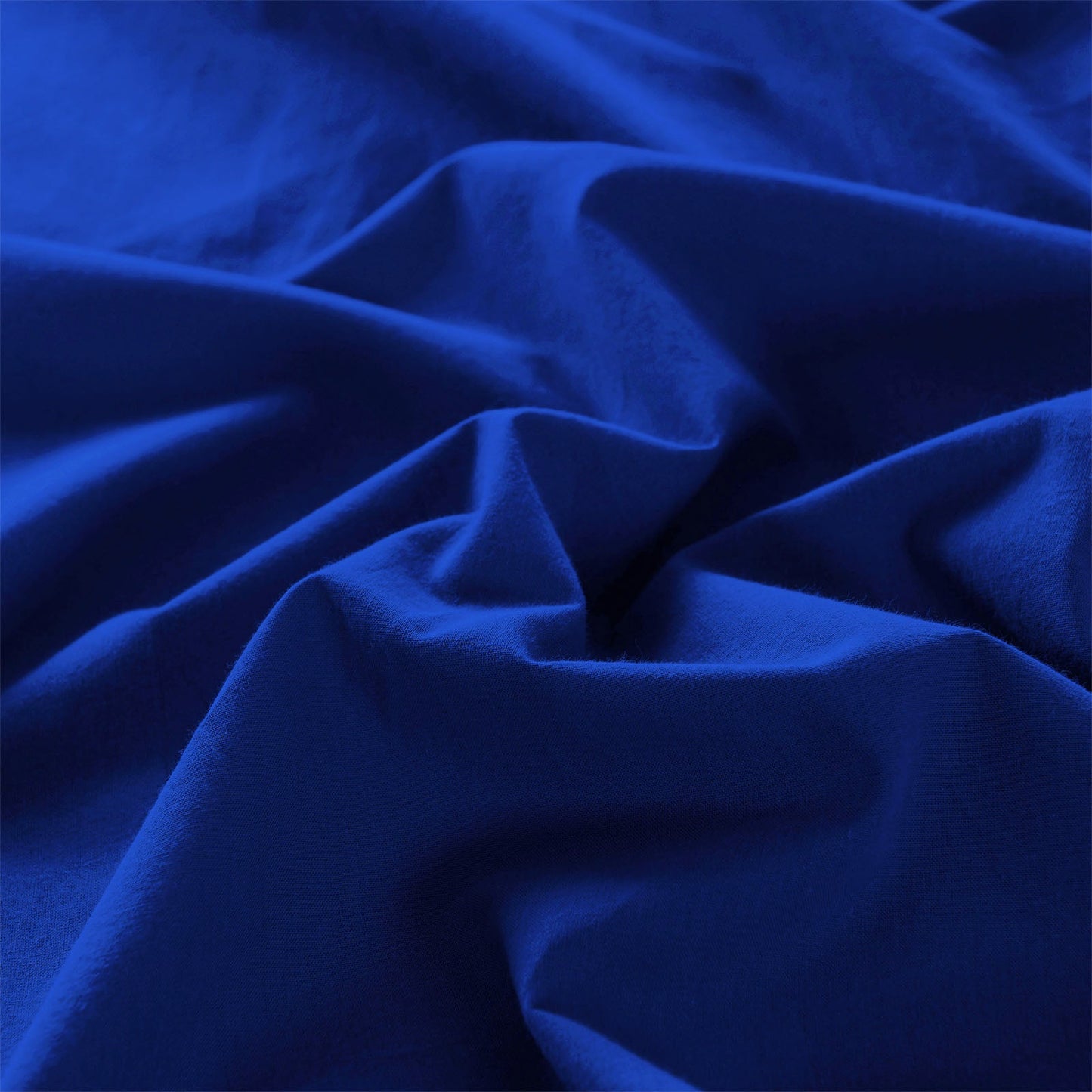 Royal Comfort Vintage Washed 100 % Cotton Sheet Set Double Blue