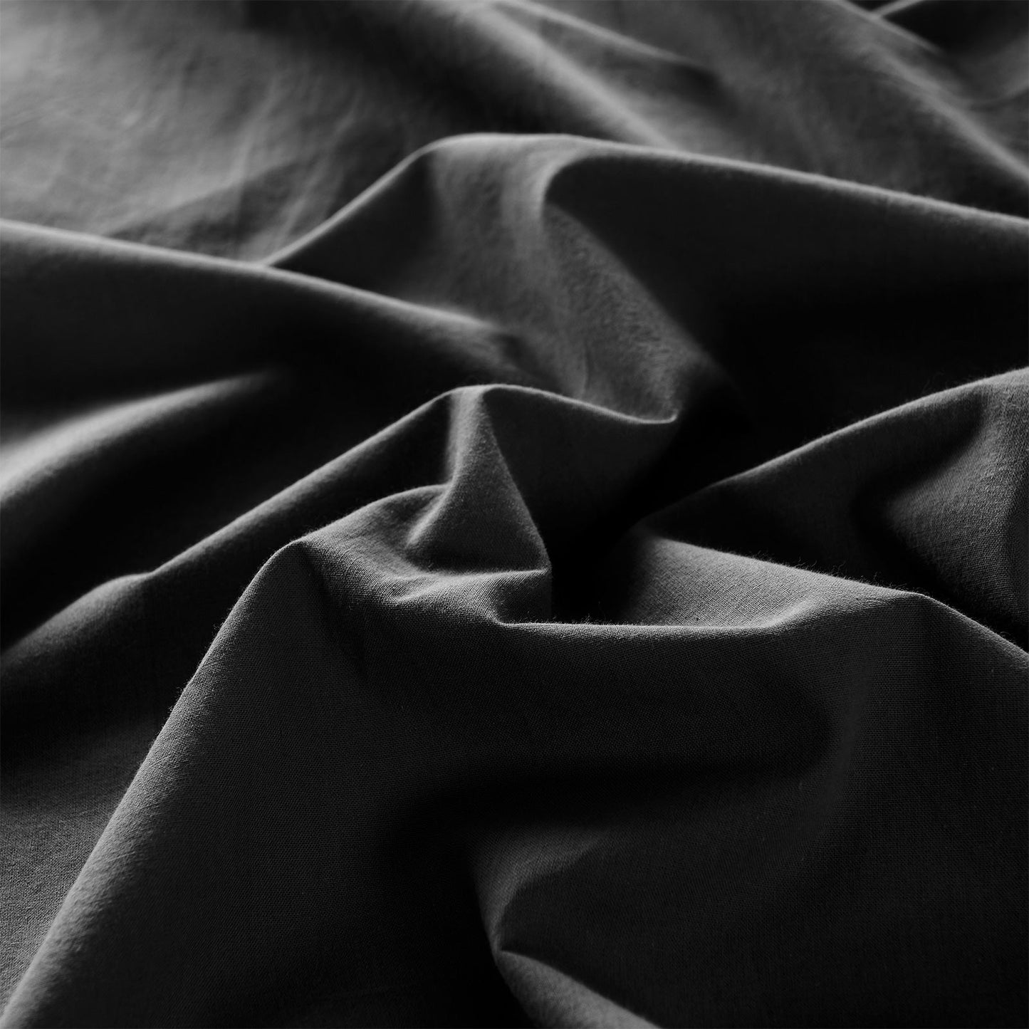 Royal Comfort Vintage Washed 100 % Cotton Quilt Cover Set Single Charcoal