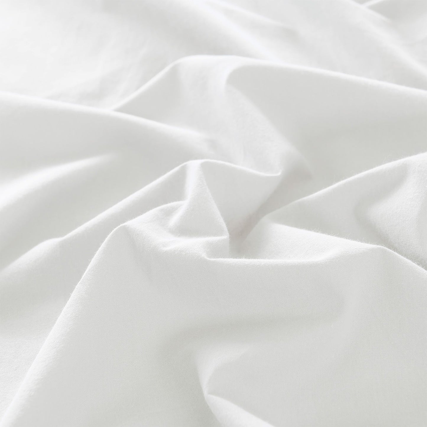 Royal Comfort Vintage Washed 100 % Cotton Quilt Cover Set Queen White