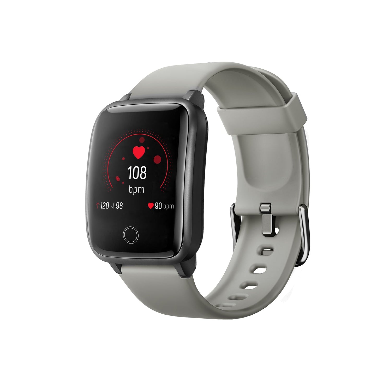 Fitsmart Smart Watch Bluetooth Heart Rate Monitor Waterproof Lcd Touch Screen