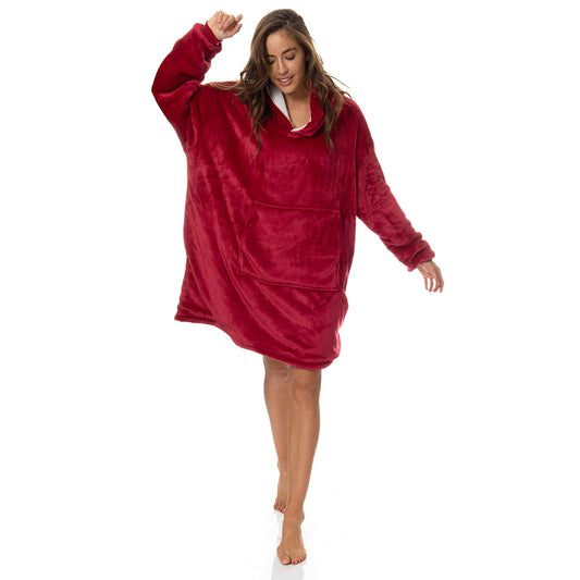 Royal Comfort Snug Hoodie Red
