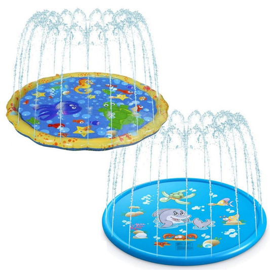 100Cm Inflatable Splash Sprinkler Play Mat Summer Water Toys
