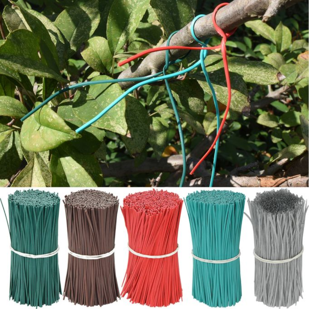 100Pcs Reusable Gardening Cable Ties Twist Climbing Vines