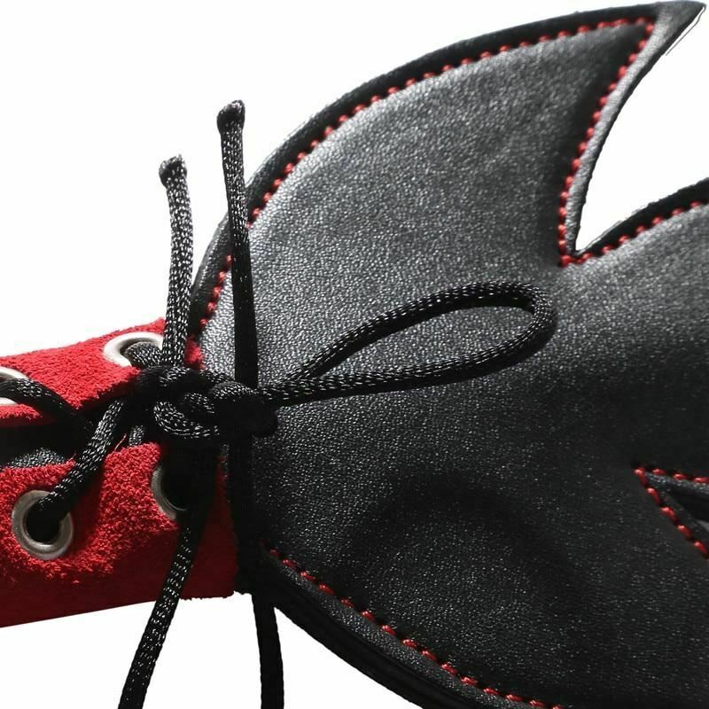 Bdsm Novelty Spanking Cat Paddle Lace Up Handle Kitten Kink Fetish